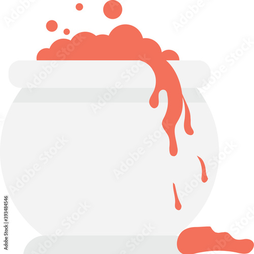 
Halloween Cauldron Vector Icon 
