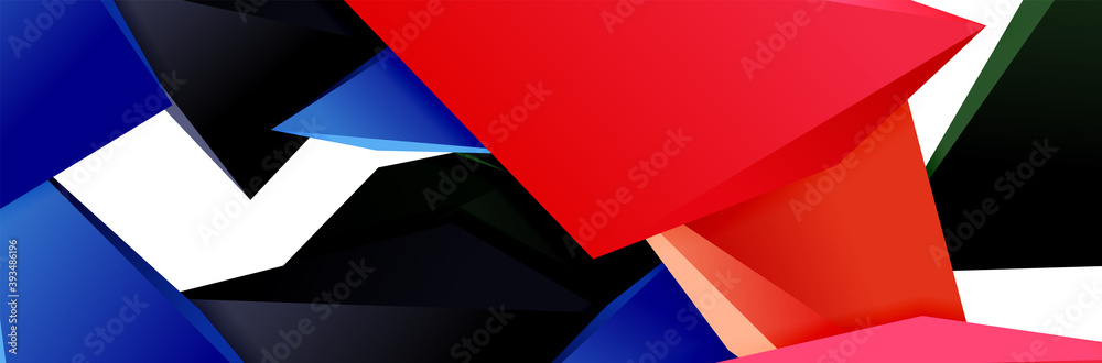 Triangle mosaic abstract background, 3d triangular low poly shapes. Geometric vector illustration for covers, banners, flyers and posters and other Triangle mosaic abstract background, 3d triangular low poly shapes. Geometric vector illustration for covers, banners, flyers and posters and other