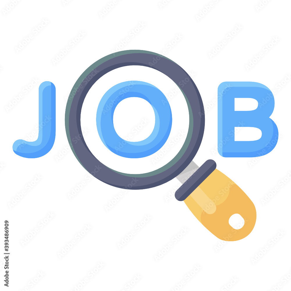 Trendy editable icon of job search
Trendy editable icon of job search