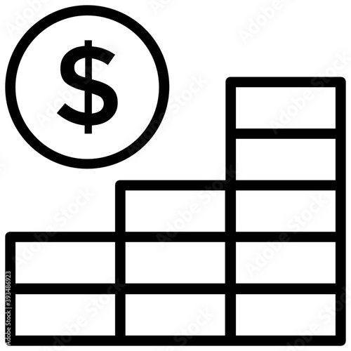 
Blocks ladder representing economic growth
