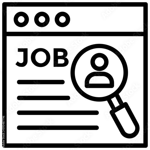 
Online job search
