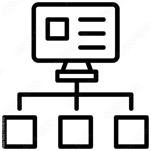 
An online hierarchical network design 
