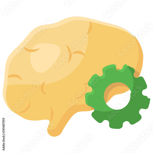 
Modern technology icon of ai icon in editable vector 
