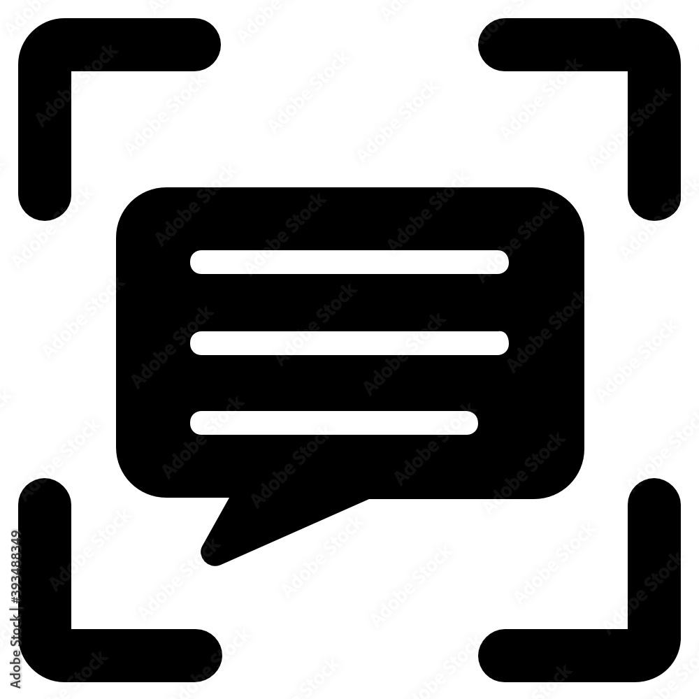 Speech bubble with reticle, target chat icon
Speech bubble with reticle, target chat icon