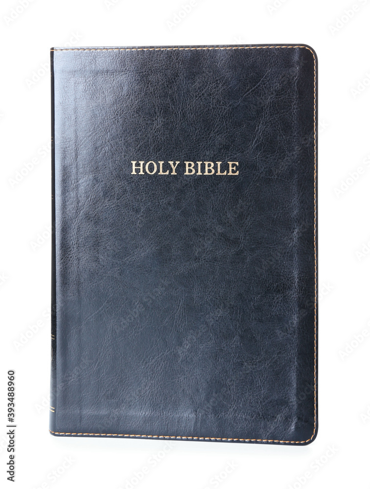 Holy Bible on white background Holy Bible on white background