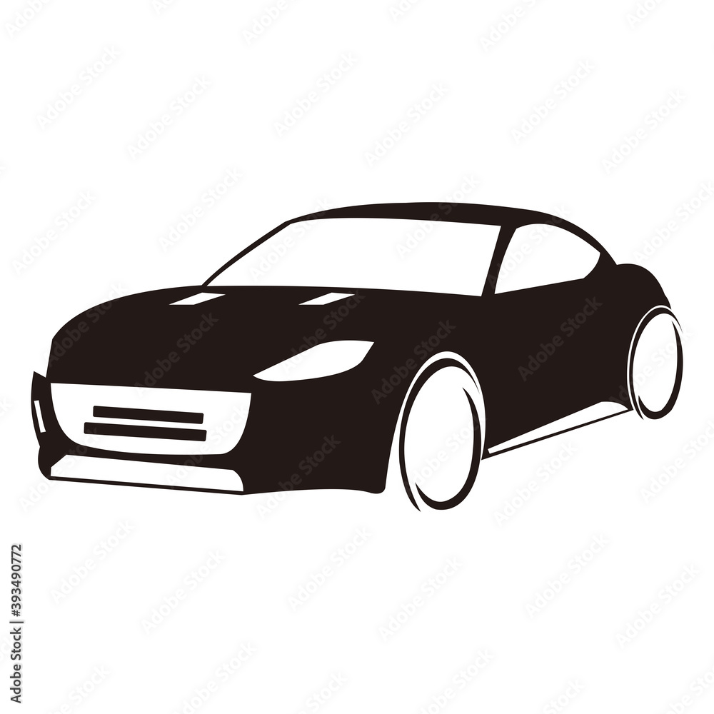 car icon logo illustration sign