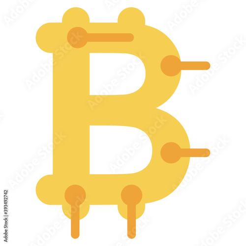 Bitcoin Currency Vector 