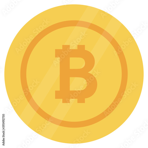 Bitcoin Currency Vector 