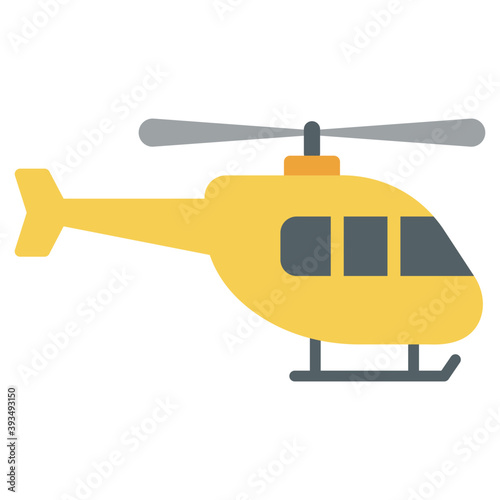 Flat Chopper Vector 