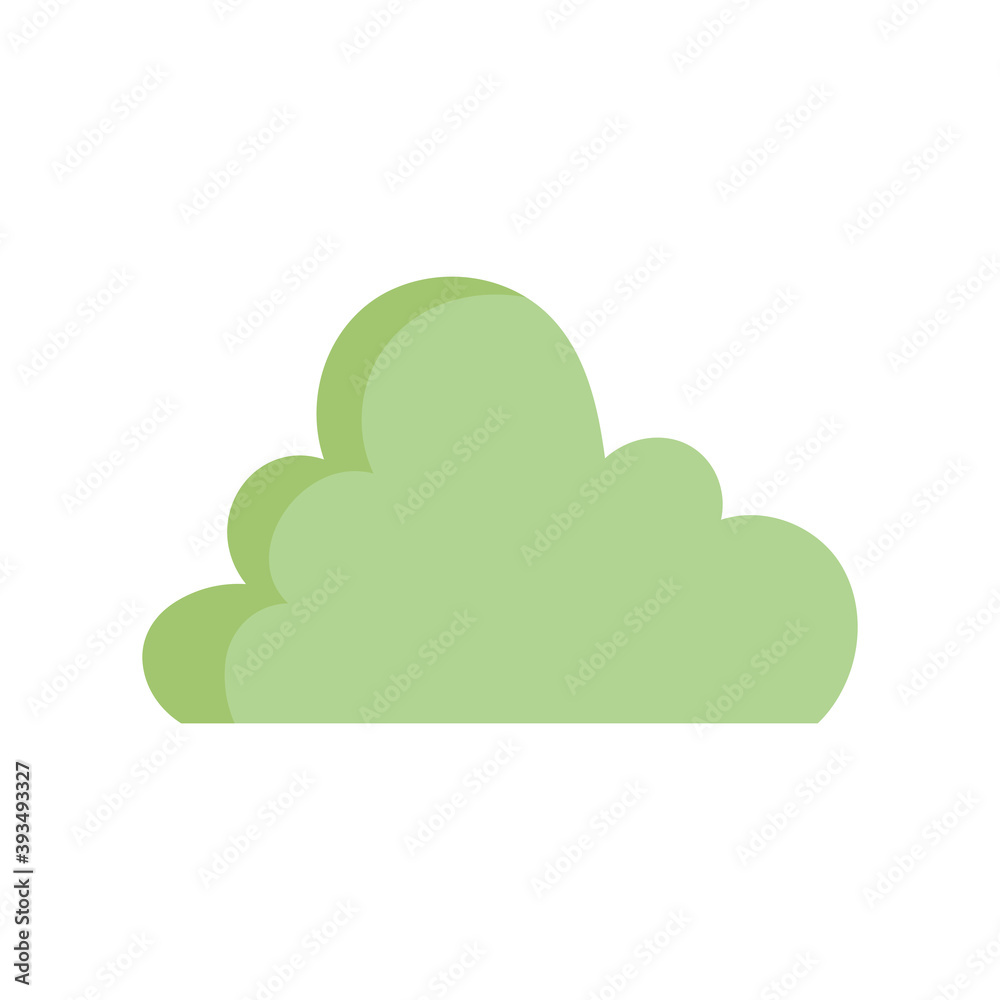 bush foliage garden nature cartoon icon isolated design bush foliage garden nature cartoon icon isolated design