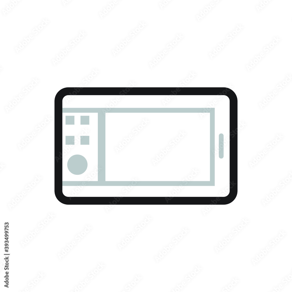 Icon vector graphic of microwave Icon vector graphic of microwave