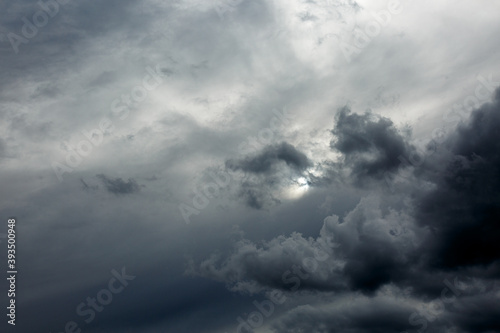 Abstract view of sun and clouds