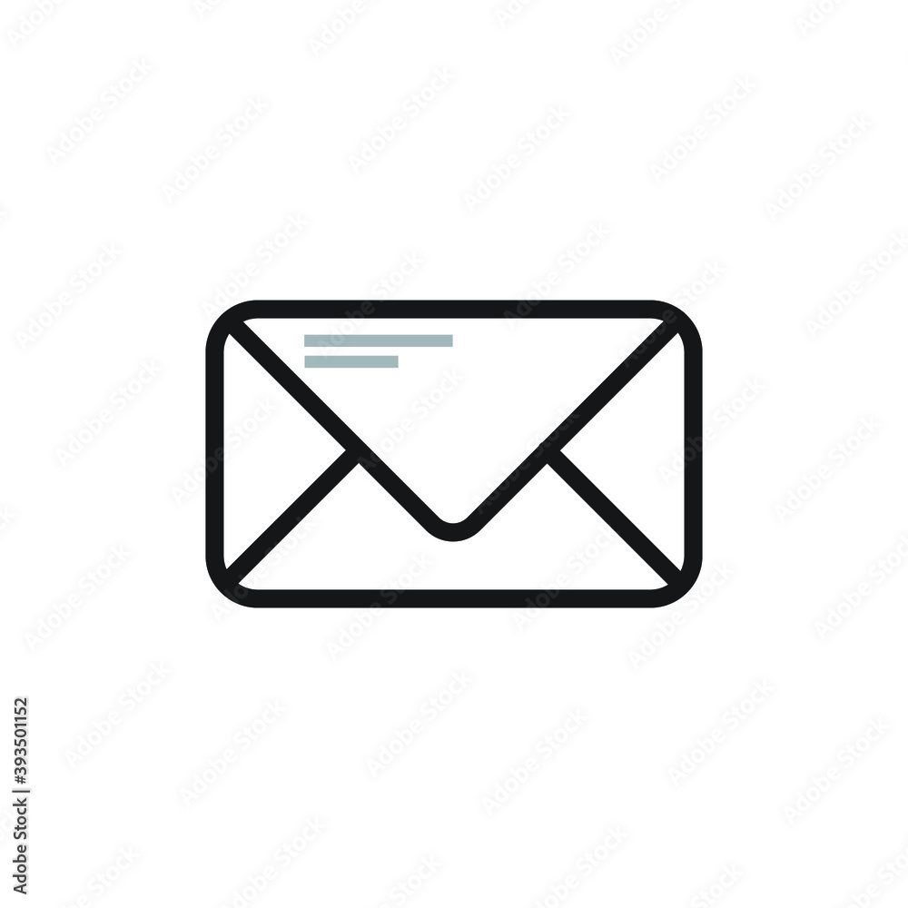 Icon vector graphic of message, good for template web etc Icon vector graphic of message, good for template web etc