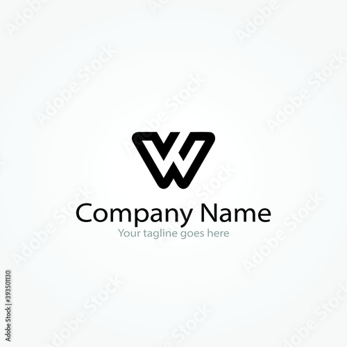 Free Download or wv letter vector logo abstractn - GFXLoad