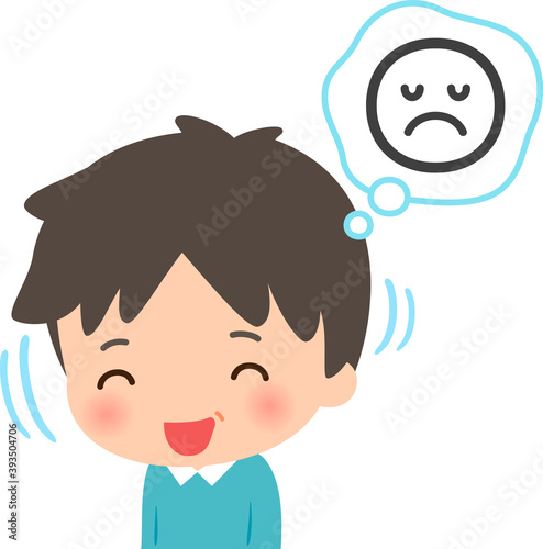 内心嫌がりながら笑顔で頷く男性、本音と建て前