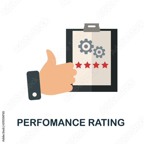 Perfomance Rating icon. Simple element from human resources collection. Creative Perfomance Rating icon for web design, templates, infographics and more