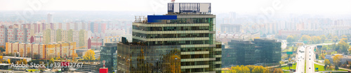 Photography Image of european city Bratislava with view of blocks of flats, Slovakia