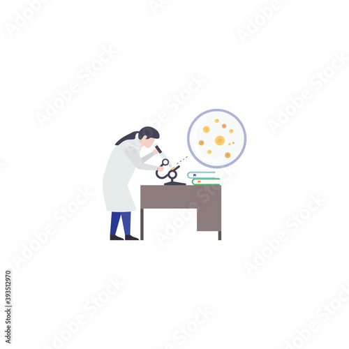 Lab Researcher Vector 