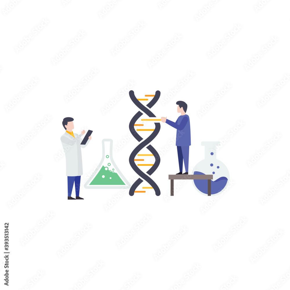 Genetics Engineering Illustration 
