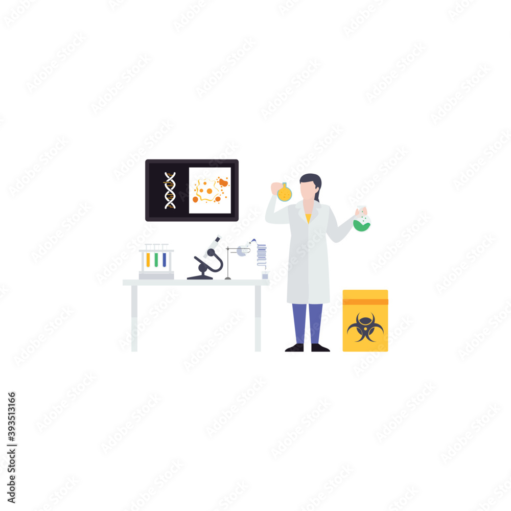 Clinical Laboratory Illustration 