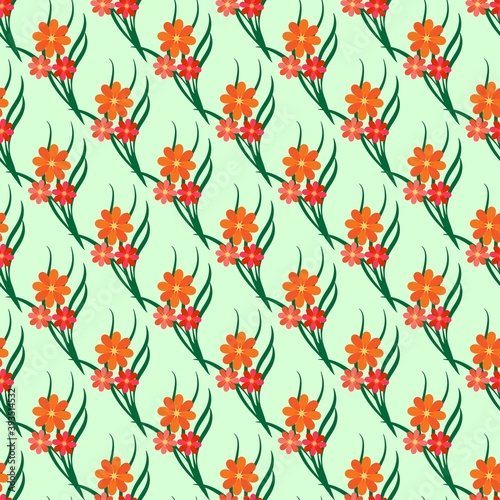 Abstract flower pattern for print and textiles etc