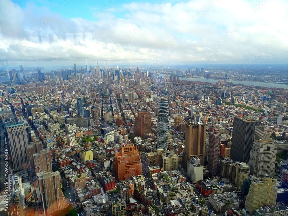 United States, New York, Manhattan view from One World Trade Center