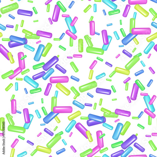 Sweet confetti seamless pattern
