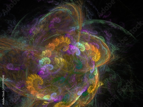 Wallpaper Mural Imaginatory fractal background Image Torontodigital.ca
