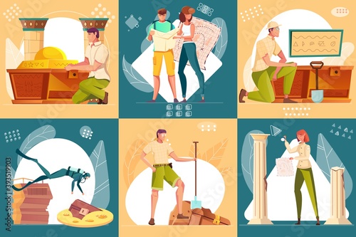 Treasure Hunt Composition Set