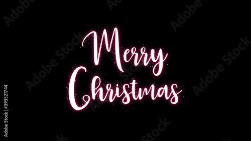 Wallpaper Mural Set of 3 Animated Christmas Title Messages Revealed by Glitter Particles on a Black Background. Includes Merry Christmas, Happy Holidays and Season's Greetings text animations. Torontodigital.ca