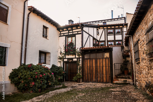 Covarrubias houses in Burgos (Spain)