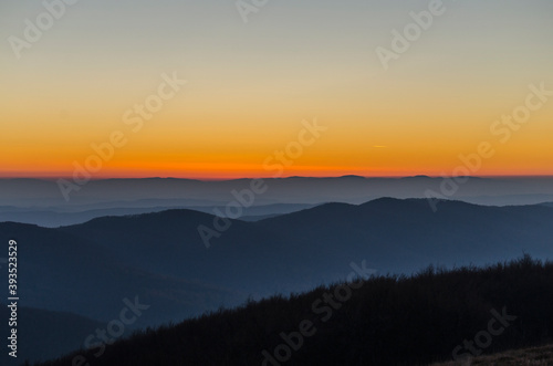 Zachód słońca - Bieszczady © wedrownik52