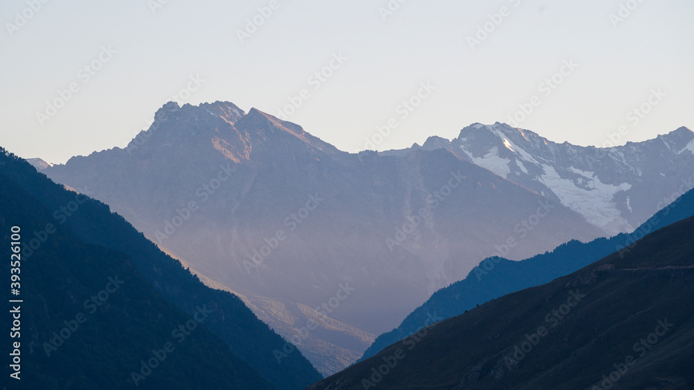 Fototapeta premium mountain landscape close-up