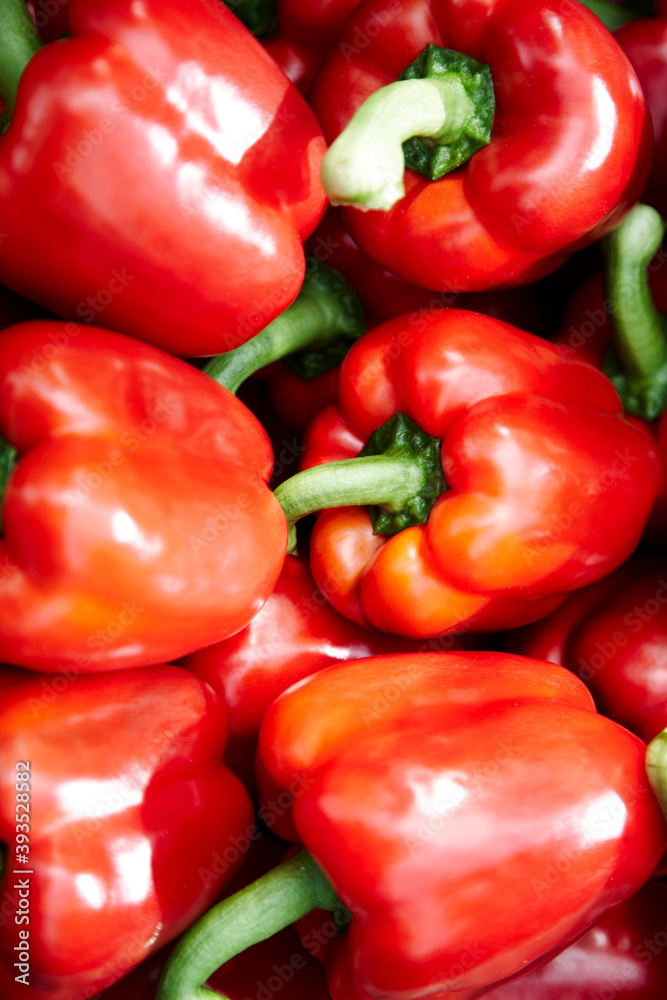 Fresh peppers pick and ready for sale Fresh peppers pick and ready for sale