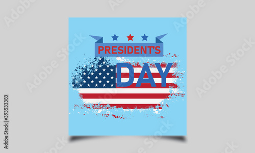 Presidents Day Weekend. Retro Presidents Day Poster. 