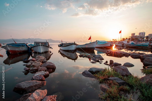 Fishing boats in the sea © mylasa