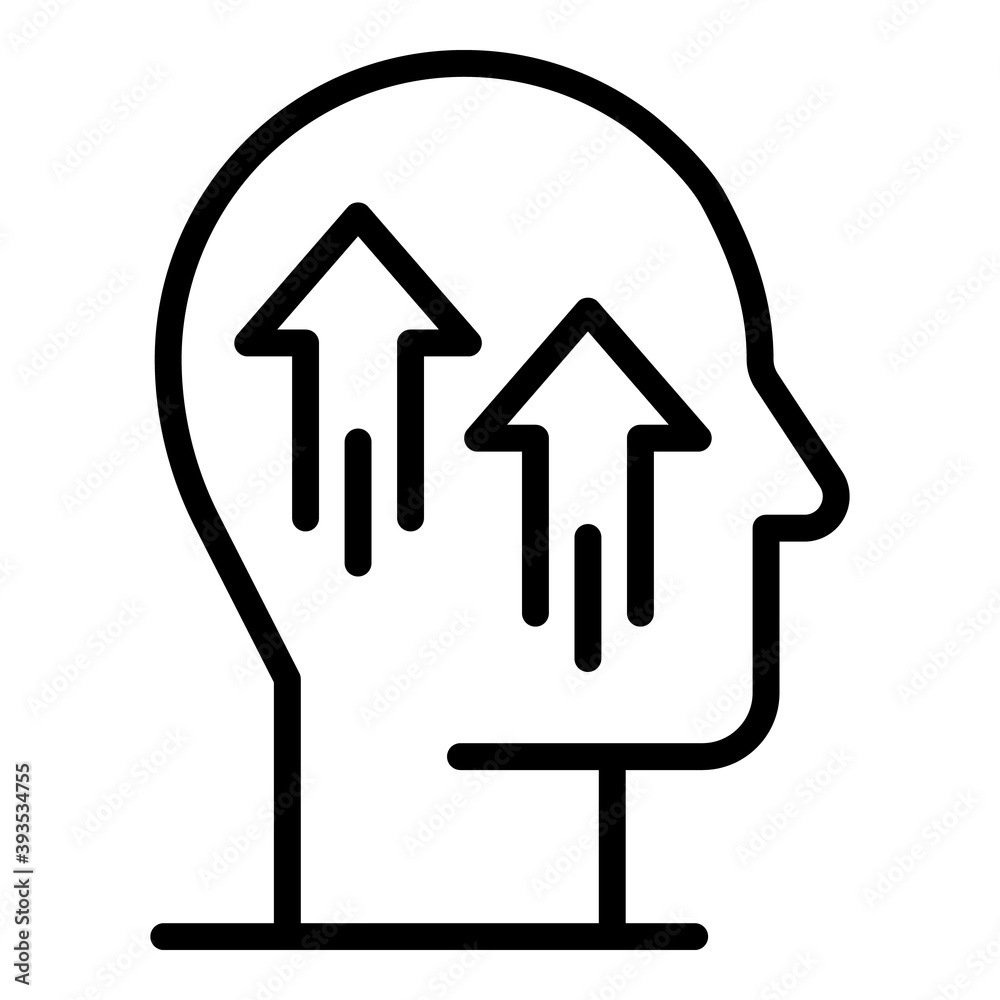 Mentor level up icon. Outline mentor level up vector icon for web design isolated on white background Mentor level up icon. Outline mentor level up vector icon for web design isolated on white background
