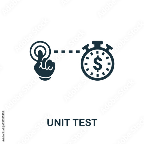 Unit Test icon. Simple element from agile method collection. Filled Unit Test icon for templates, infographics and more