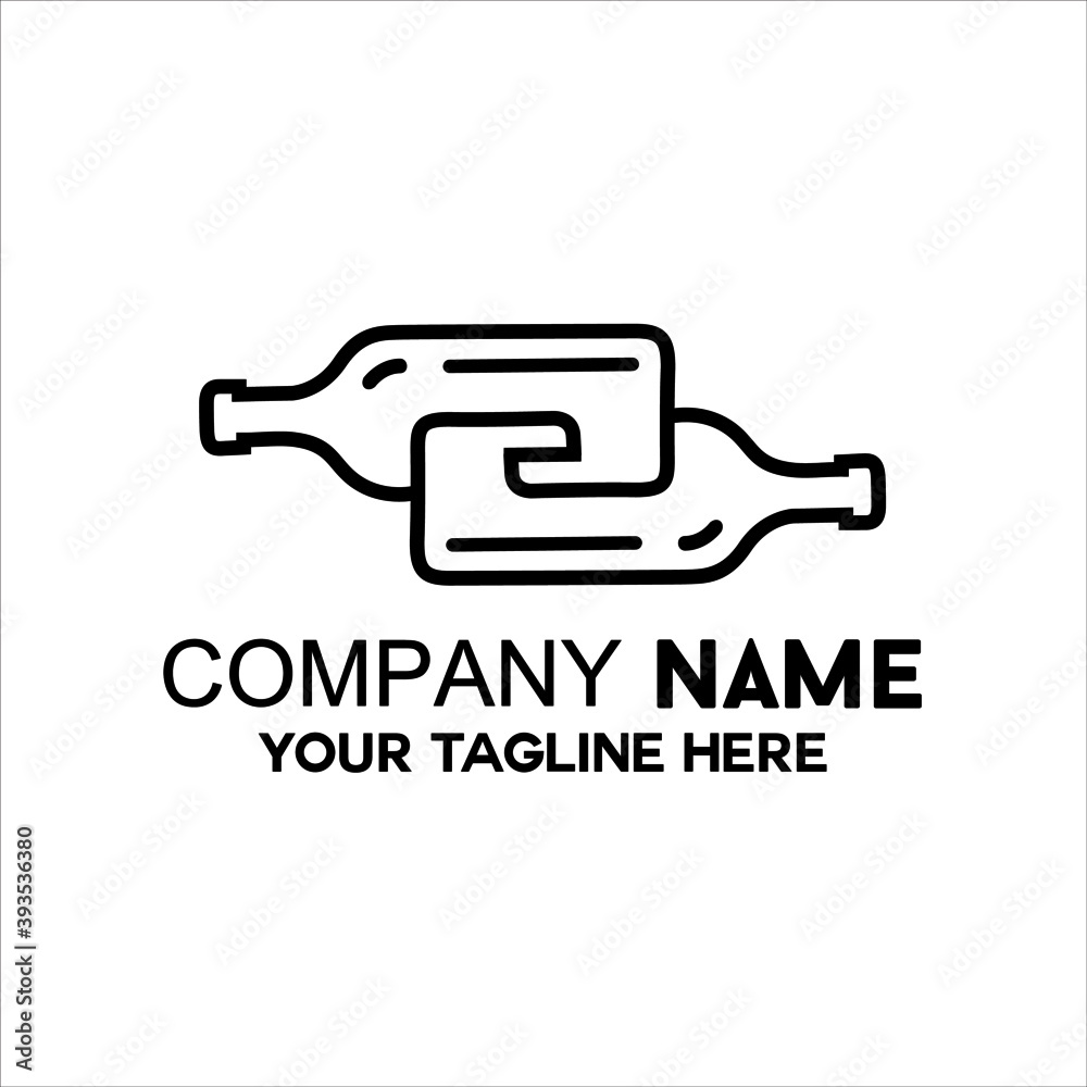drink bottle icon logo drink bottle icon logo
