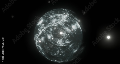 Abstract sphere photo