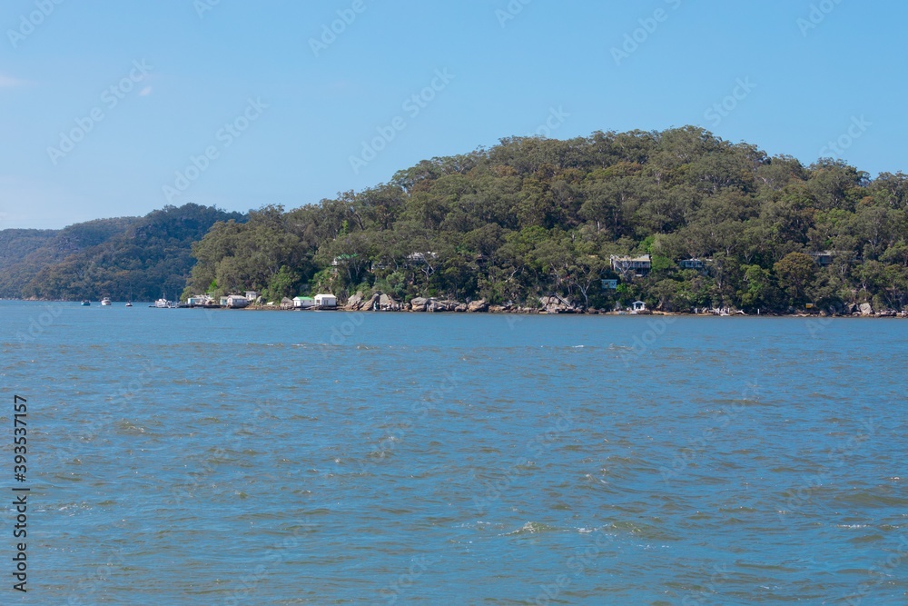 Hawkesbury River on Sydney Central Coast NSW Australia