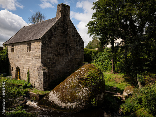 Old mill near the lake of Huelgoat