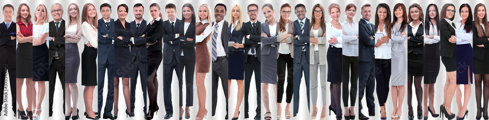 panoramic collage of groups of successful employees. panoramic collage of groups of successful employees.