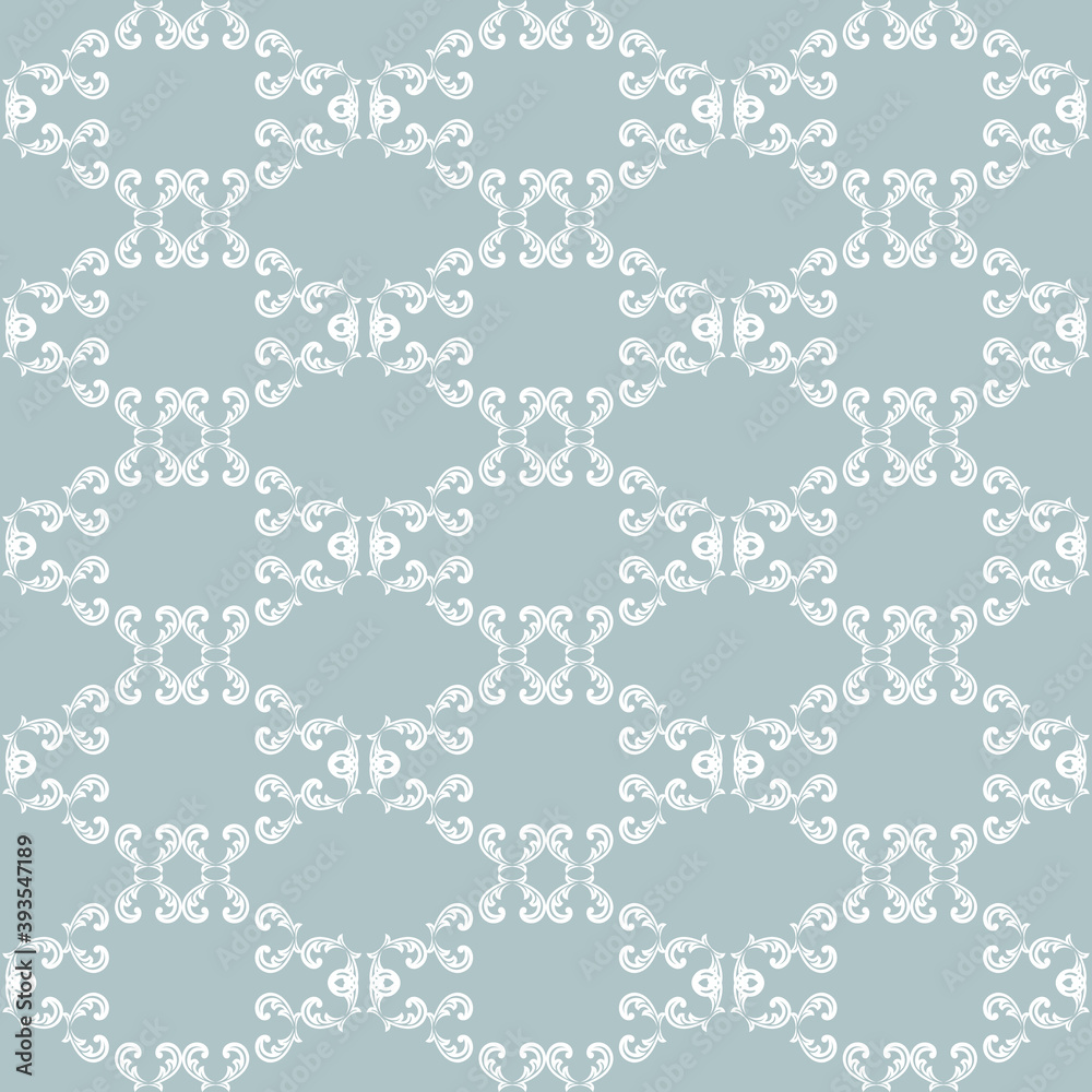Seamless blue and white ornament. Modern background. Geometric modern pattern Seamless blue and white ornament. Modern background. Geometric modern pattern