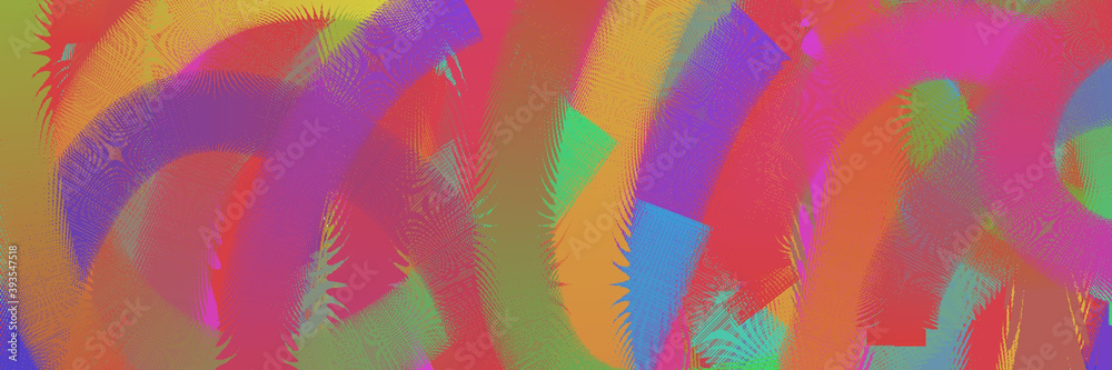 abstract colorful background with strokes
