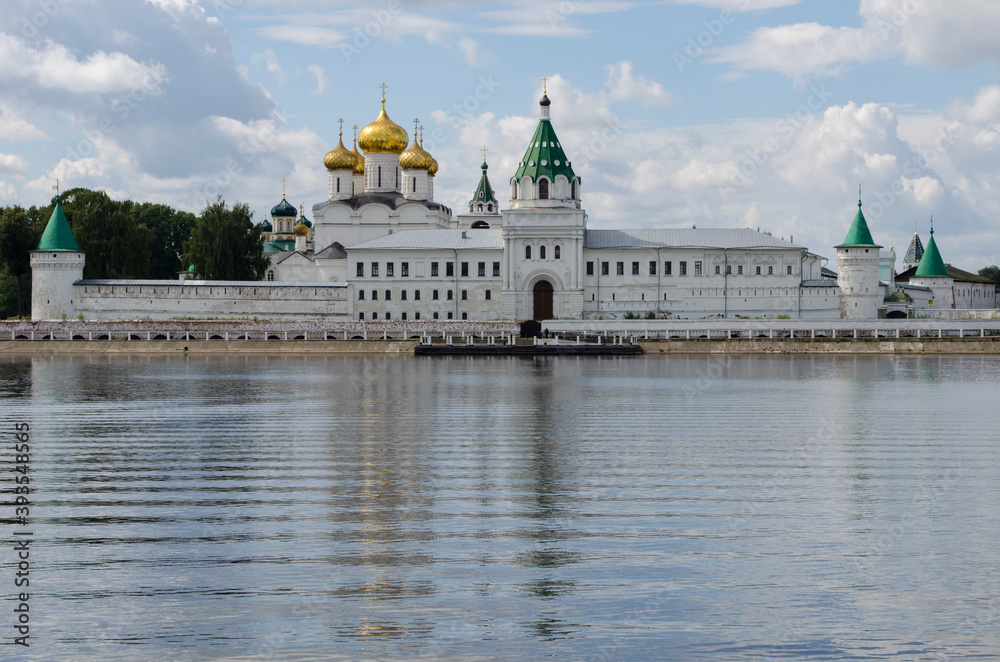 View of Ipatievsky male monastery in Kostroma Russia