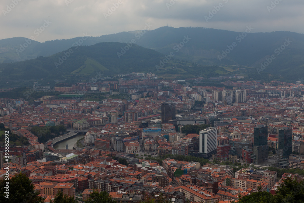 Bilbao, Archanda, Vizcaya, País Vasco, ocio, parque, Artxanda, Euskadi, engranaje, paseo, rueda, vista, árboles