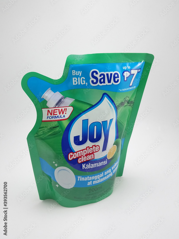 Joy dishwashing liquid kalamansi in Quezon City, Philippines Stock