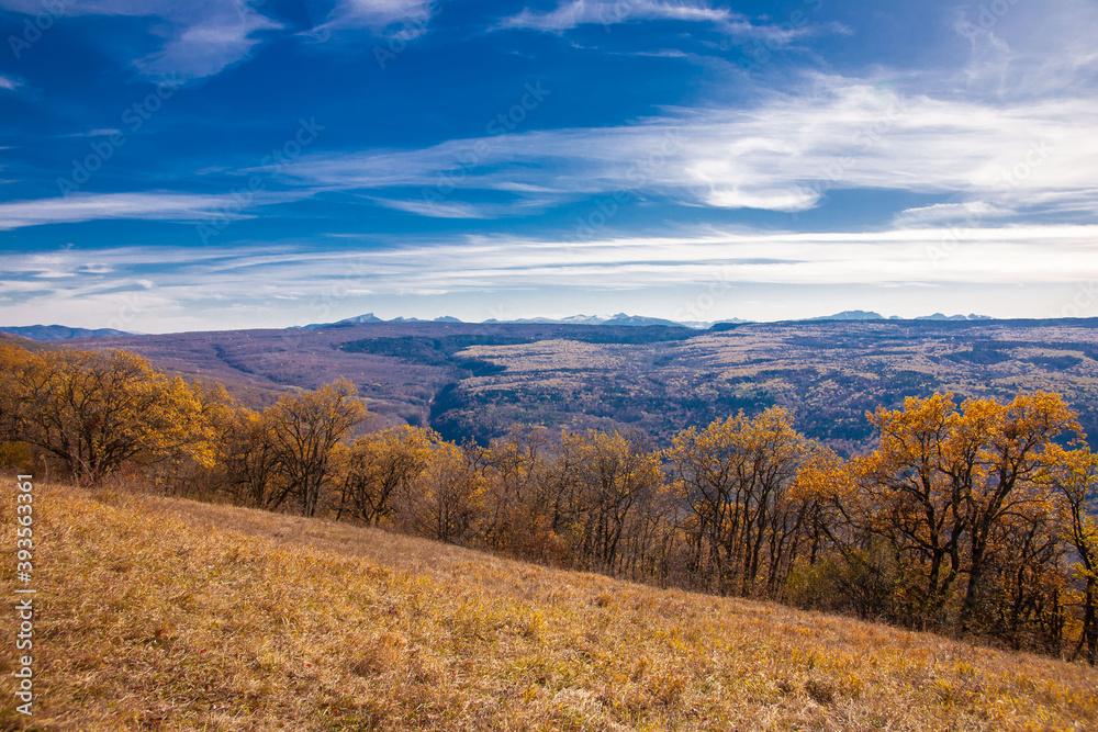 Mountain day autumn, Caucasus