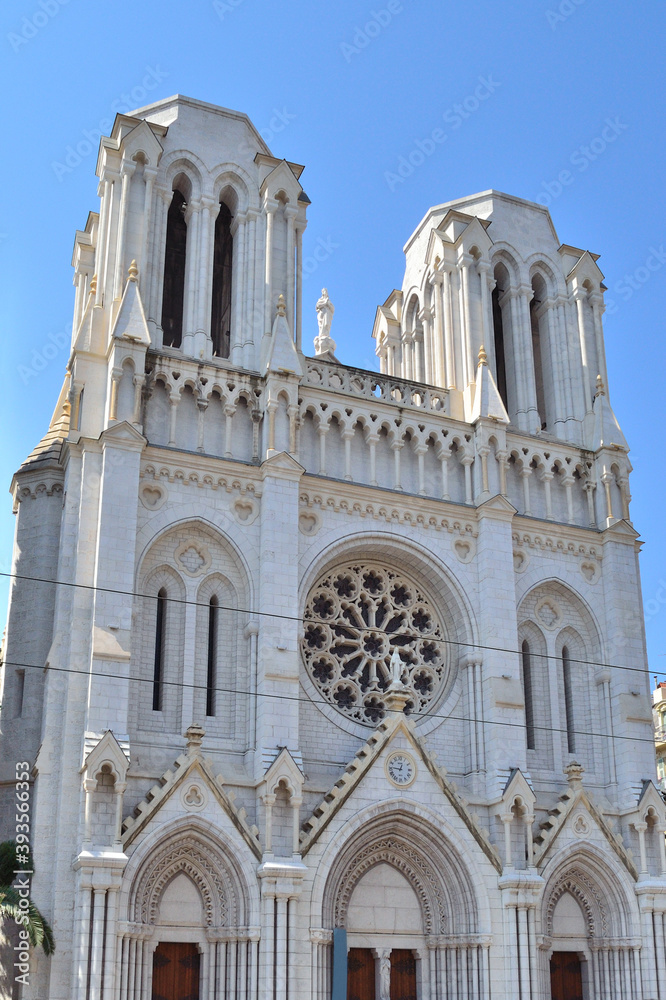 Fototapeta premium Notre Dame Cathedral in Nice